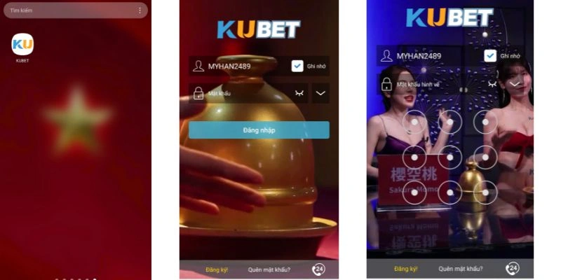 Kubet đăng nhập trên đi động